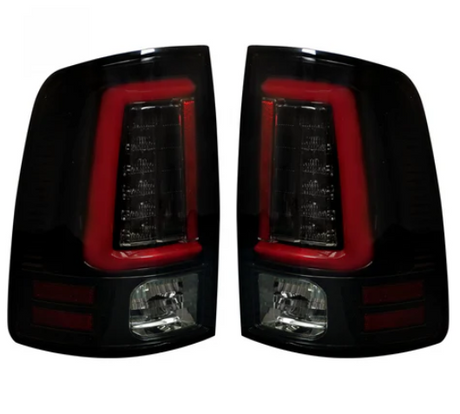 Dodge RAM 1500 Classic Body 2009-2023 (Replaces OEM LED ONLY) Tail Lights LED in Smoked