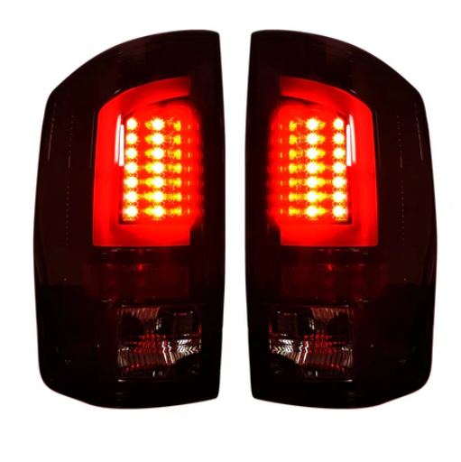 Dodge RAM 2500/3500 03-06 OLED Tail Lights - Dark Red Smoked Lens