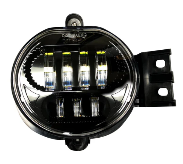 Dodge RAM 2500/3500 03-09 2-Piece LED Fog Lights Set in Smoked & Black