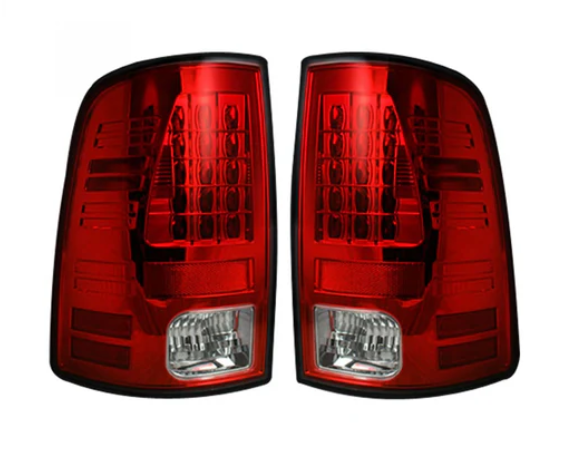 Dodge RAM 2500/3500 10-18 (Replaces OEM Halogen) Tail Lights LED in Red