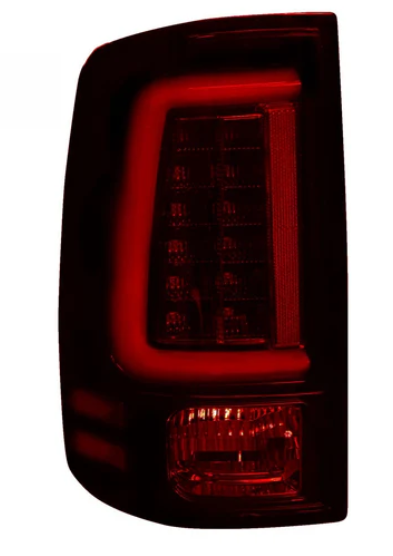 Dodge RAM 2500/3500 10-18 (Replaces OEM Halogen) Tail Lights OLED in Dark Red Smoked Lens