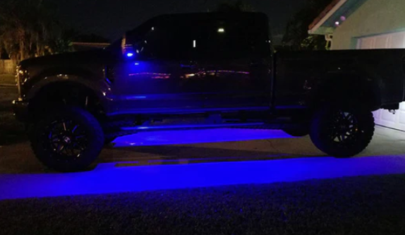 Ford Bronco 21-24 Ultra High Power LED Mirror / Puddle Light Kit Red