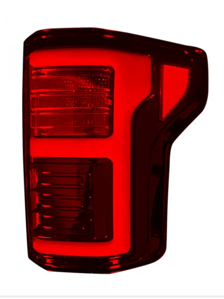 Ford F-150 SVT Raptor 17-20 (Replaces OEM LED) Tail Lights OLED Dark Red Smoked