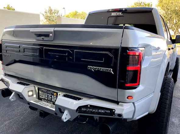 Ford F-150 SVT Raptor 17-20 Tail Lights OLED in Smoked