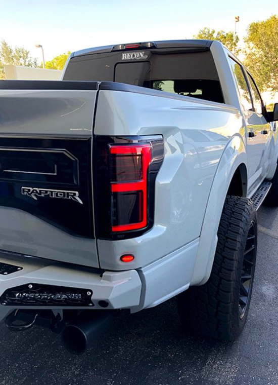 Ford F-150 SVT Raptor 17-20 Tail Lights OLED in Smoked