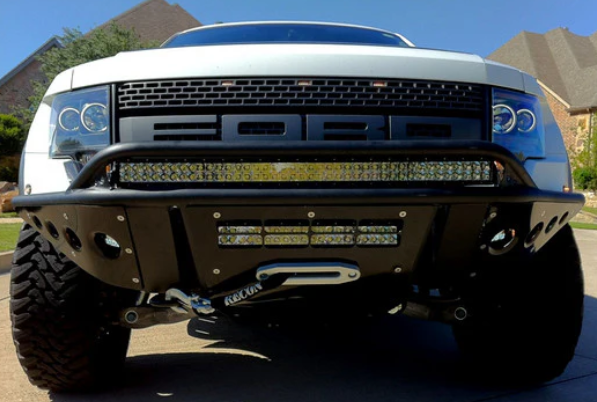 Ford F150 & Raptor 09-14 Projector Headlights CCFL Halos & DRL Smoked/Black