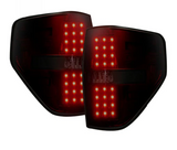 Ford F150 & Raptor 09-14 Tail Lights LED in Dark Red Smoked