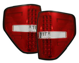 Ford F150 & Raptor 09-14 Tail Lights LED in Red