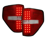 Ford F150 & Raptor 09-14 Tail Lights LED in Red