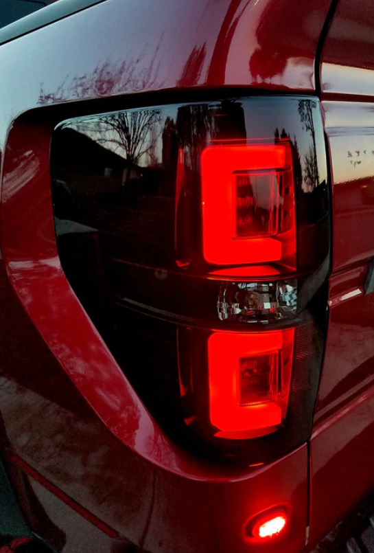 Ford F150 & Raptor 09-14 Tail Lights OLED in Dark Red Smoked