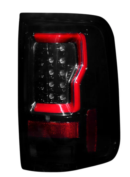 Ford F150 04-08 Straight Tail Lights OLED in Smoked