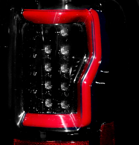 Ford F150 04-08 Straight Tail Lights OLED in Smoked