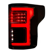 Ford F150 15-17 (Replaces OEM LED) Tail Lights OLED Dark Red Smoked