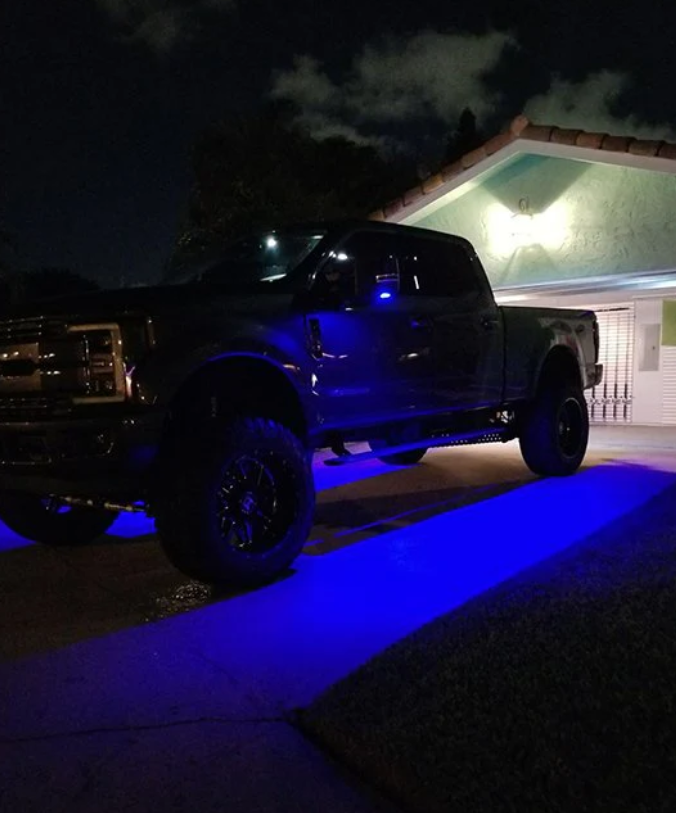 Ford F150 15-21 Ultra High Power LED Mirror / Puddle Light Kit Red