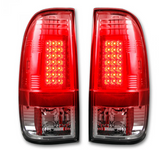 Ford F150 97-03 Tail Lights LED in Clear Lens