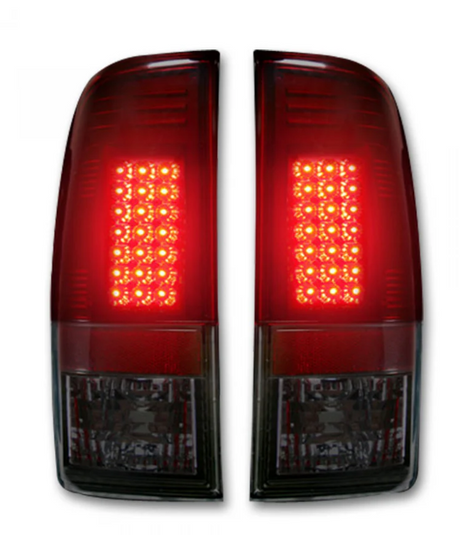 Ford F250HD/350/450/550 Super Duty 08-16 Tail Lights LED in Dark Red Smoked