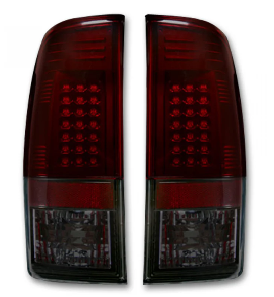 Ford F250HD/350/450/550 Super Duty 08-16 Tail Lights LED in Dark Red Smoked