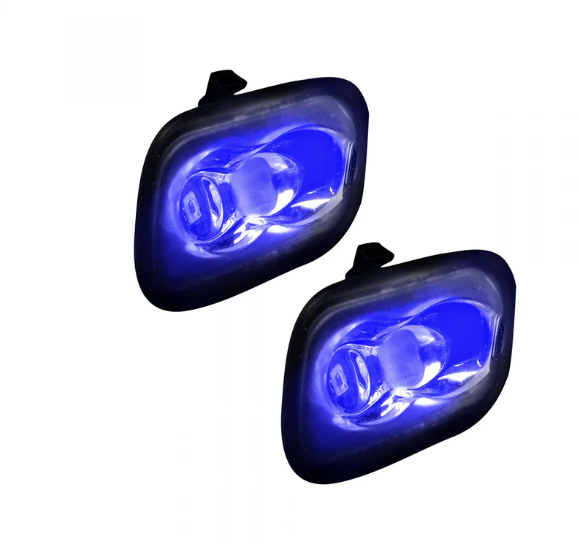 Ford Super Duty 17-24 Ultra High Power LED Mirror / Puddle Light Kit Blue