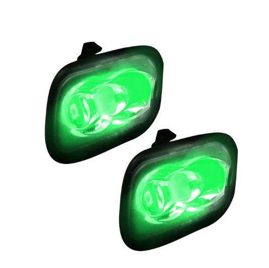 Ford Super Duty 17-24 Ultra High Power LED Mirror / Puddle Light Kit Green