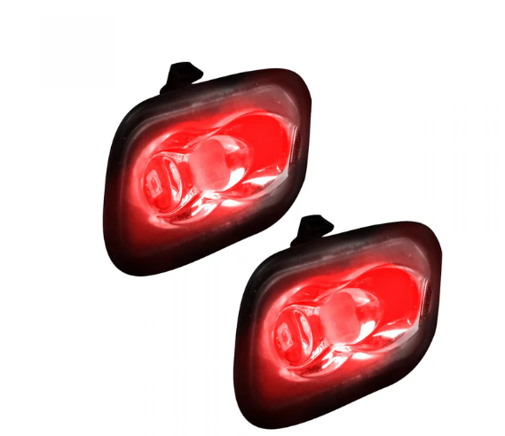 Ford Super Duty 17-24 Ultra High Power LED Mirror / Puddle Light Kit Red