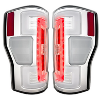 Ford Super Duty 20-22 Ultra Bright OLED Tail Lights (replaces Factory/OEM Halogen) - CLEAR LENS (OPEN BOX)