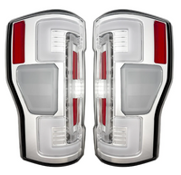 Ford Super Duty 20-22 Ultra Bright OLED Tail Lights (replaces Factory/OEM Halogen) - CLEAR LENS (OPEN BOX)