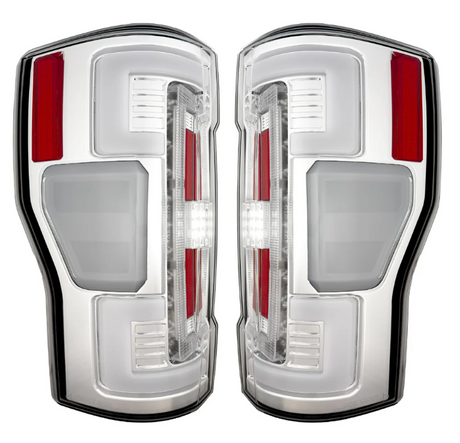 Ford Super Duty 20-22 (Replaces OEM Halogen) Tail Lights OLED in Clear