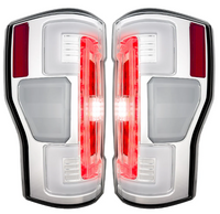 Ford Super Duty 20-22 Ultra Bright OLED Tail Lights (replaces Factory/OEM Halogen) - CLEAR LENS (OPEN BOX)