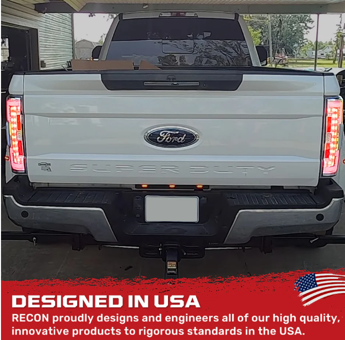 Ford Super Duty 20-22 (Replaces OEM LED) Tail Lights OLED in Clear