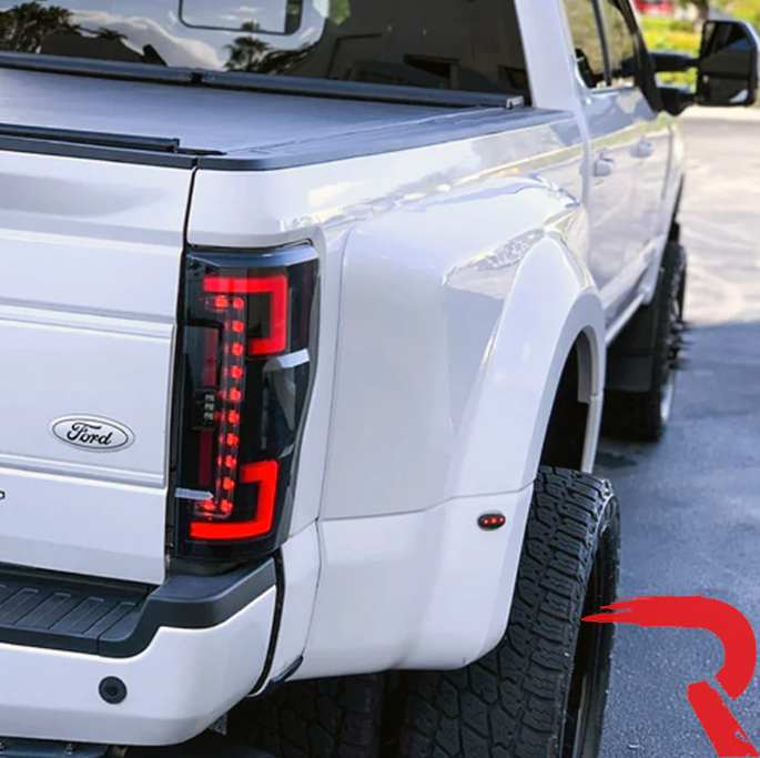 Ford Super Duty 20-22 (Replaces OEM LED) Tail Lights OLED in Smoked