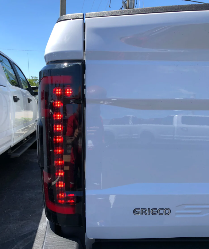 Ford Super Duty 20-22 (Replaces OEM LED) Tail Lights OLED in Smoked