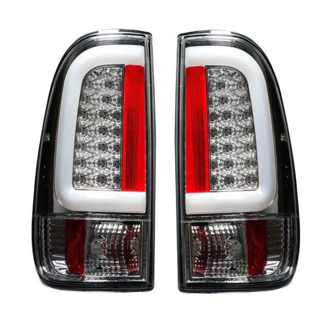 Ford Super Duty 99-07 F250HD/F-250/F-350/F-450/F-550 Tail Lights OLED Scanning OLED in Clear