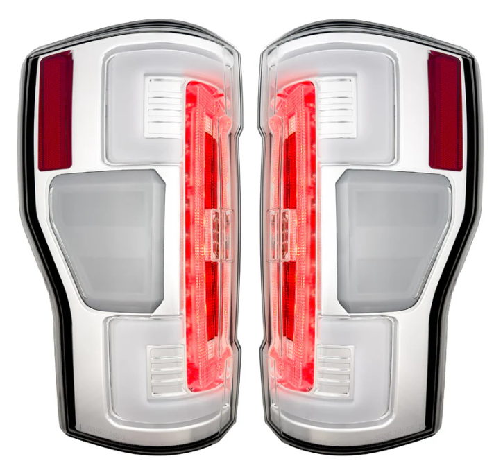 Ford Super Duty F250/350/450/550 17-19 (Replaces OEM Halogen) Tail Lights OLED in Clear