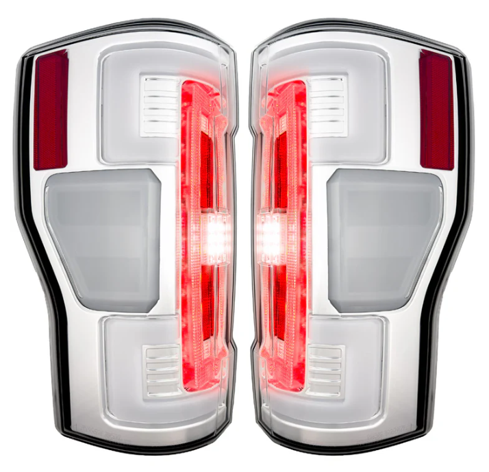 Ford Super Duty F250/350/450/550 17-19 (Replaces OEM Halogen) Tail Lights OLED in Clear