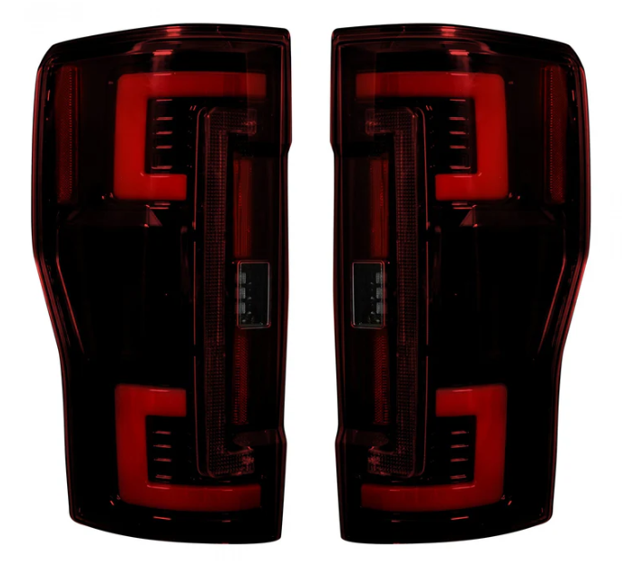 Ford Super Duty F250/350/450/550 17-19 (Replaces OEM LED) Tail Lights OLED in Red