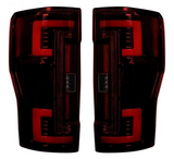 Ford Super Duty F250/350/450/550 17-19 (Replaces OEM LED) Tail Lights OLED in Red