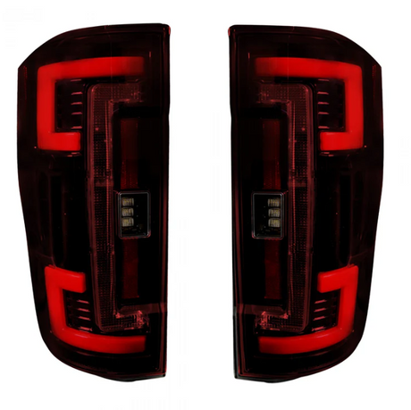 Ford Super Duty F250/350/450/550 17-19 (Replaces OEM LED) Tail Lights OLED in Red