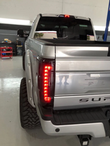 Ford Super Duty F250/350/450/550 17-19 (Replaces OEM LED) Tail Lights OLED in Red