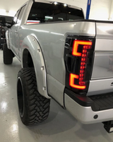 Ford Super Duty F250/350/450/550 17-19 (Replaces OEM LED) Tail Lights OLED in Red