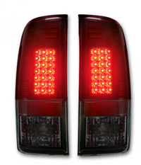 (removed) Ford Super Duty F250HD/F-250/F-350/F-450/F-550 99-07 Tail Lights LED in Dark Red Smoked Lens