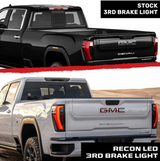 GMC Sierra & Chevy Silverado 1500 19-24 (4th GEN) LED 3rd Brake Light Kit with Smoked Lens