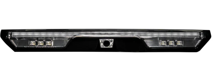 GMC Sierra & Chevy Silverado 1500 19-24 3rd Brake Light Kit in Clear (For Cargo Bed Camera Models Only)