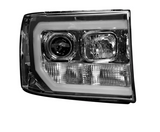 GMC Sierra 07-13 Projector Headlights OLED Halos & DRL Clear/Chrome