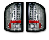 GMC Sierra 07-13 Tail Lights LED in Clear