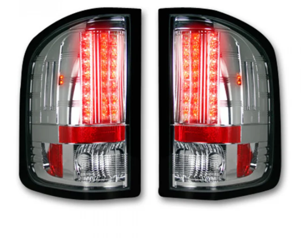 GMC Sierra 07-13 Tail Lights LED in Clear