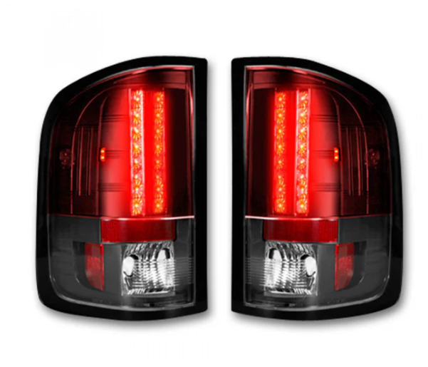 GMC Sierra 07-13 Tail Lights LED in Red