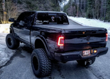 GMC Sierra 07-13 Tail Lights OLED in Dark Red Smoked