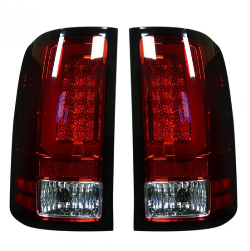 GMC Sierra 07-13 Tail Lights OLED in Red