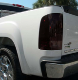 GMC Sierra 07-13 Tail Lights LED in Dark Red Smoked