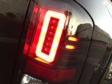 GMC Sierra 1500 16-18 Tail Lights OLED in Dark Red Smoked